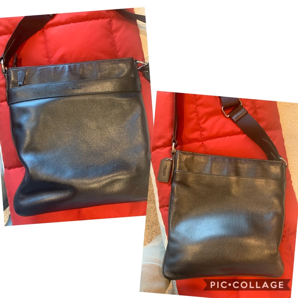 Coach Black Leather Bag